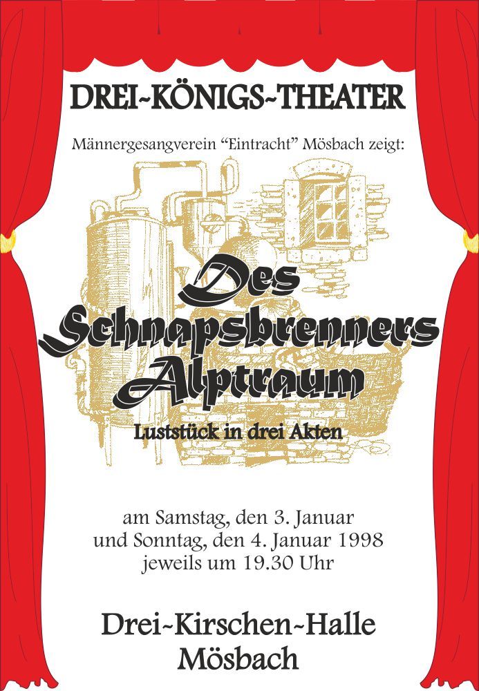 1998 Plakat Des Schnapsbrenners Alptraum