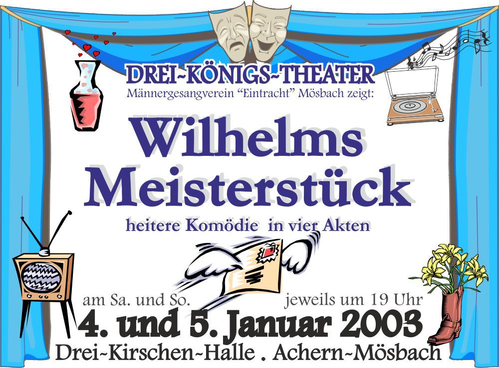 2003 Plakat Wilhelms Meisterstück